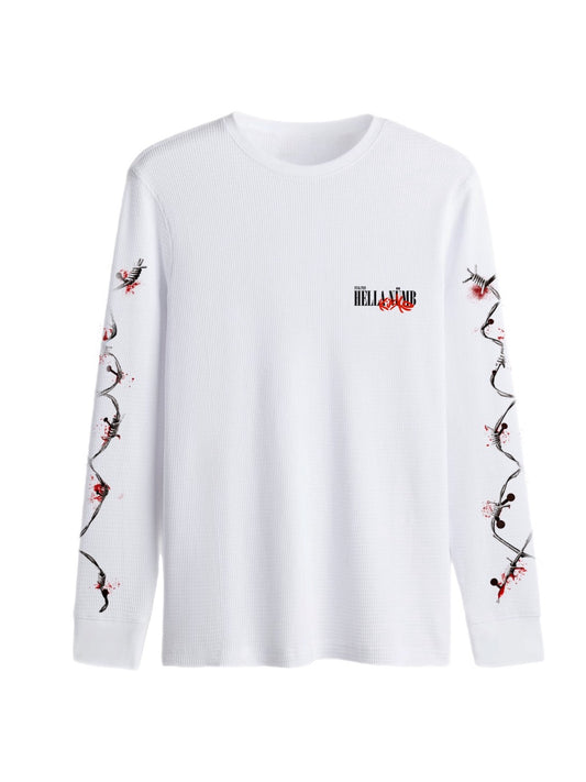 Hella Numb Thermal Long sleeve White