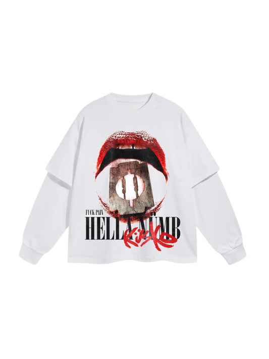 Hella Numb Long sleeve T-shirt